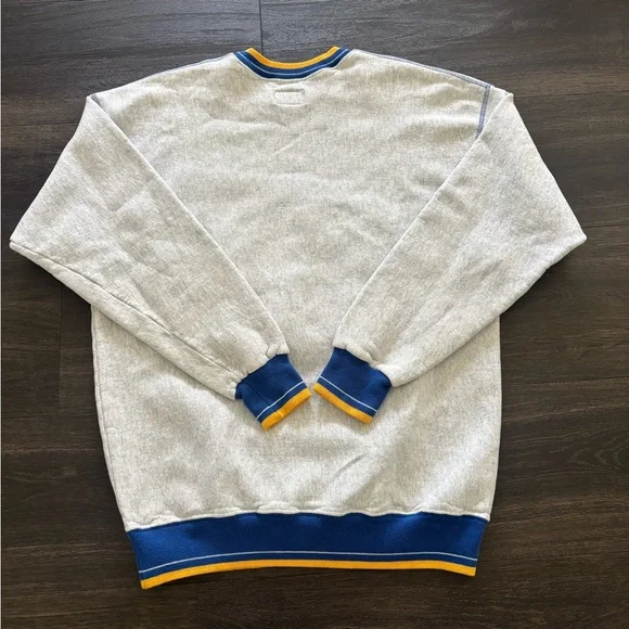 RARE Vintage St. Louis Rams NFL Football Legends Athletic Grey Gold Sweatshirt - Picture 3 of 4